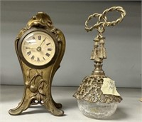 Germany Metal Clock and Metal Perfume