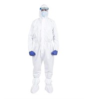 Disposable Isolation Coveralls - L