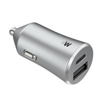 Just Wireless 3.4A Dual Port USB-a and USB-C Car C