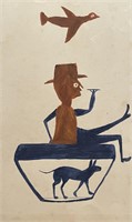 Bill Traylor -Drawingg on paper