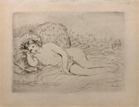Pierre-Auguste Renoir - Drawing on paper