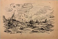 Claude Monet - Drawing on paper