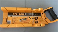 Tolsen Mitre Box With Back Saw Set Unused