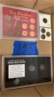 19th and 20th century Indian head pennies by
