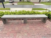 TWO (2) OUTDOOR BENCHES
