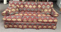 LT Designs Upholstered Three Cushion Sofa