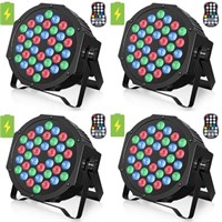 Rechargeable Par Lights 36W RGB Battery Powered,