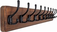 SKOLOO Rustic Large Wall Mounted Coat Rack -