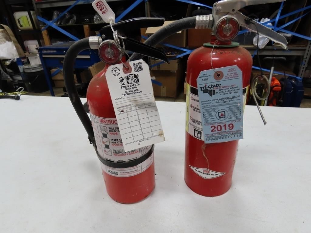 (2)Fire extinguishers