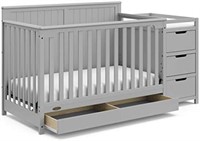 Graco 5-in-1 Convertible Crib and Changer with