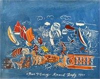 Raoul Dufy - Drawing on paper