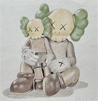 KAWS - Drawing on paper