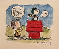 Charles Schulz - Drawing on paper