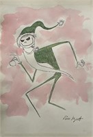 Tim Burton -  Drawin on paper