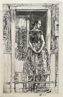 Frederick Childe Hassam - Drawing on paper