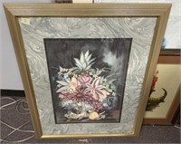 Signed Numbered Still Life Flower Print