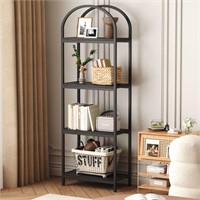 HOME BI Arched Bookshelf 4-Tier