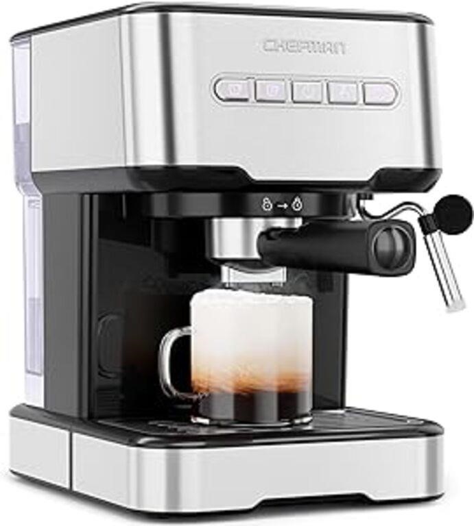 Chefman 6-in-1 Espresso Machine with Steamer Stain