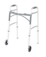 Drive Medical Silver Folding Walker 10210-1