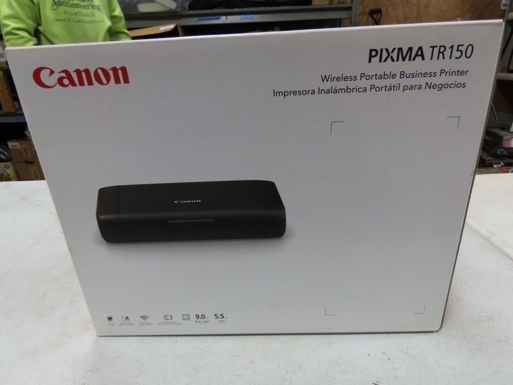Canon Pixma TR150 wireless portable printer. New