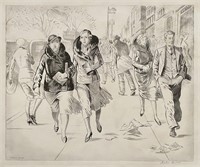 Martin Lewis - Drawing on paper