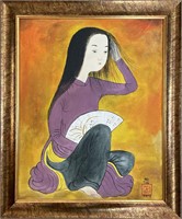 Mai Trung Thu - Oil on canvas