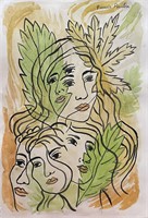 Francis Picabia - Drawing on paper