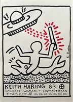 Keith Haring - Drawing on paper