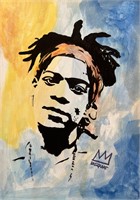 Jean-Michel Basquiat - Drawing on paper