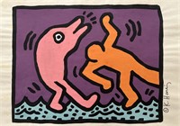 Keith Haring - Drawing on paper