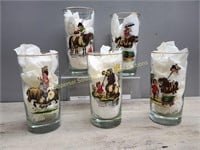 Norman Thelwell Glasses - Set Of 5