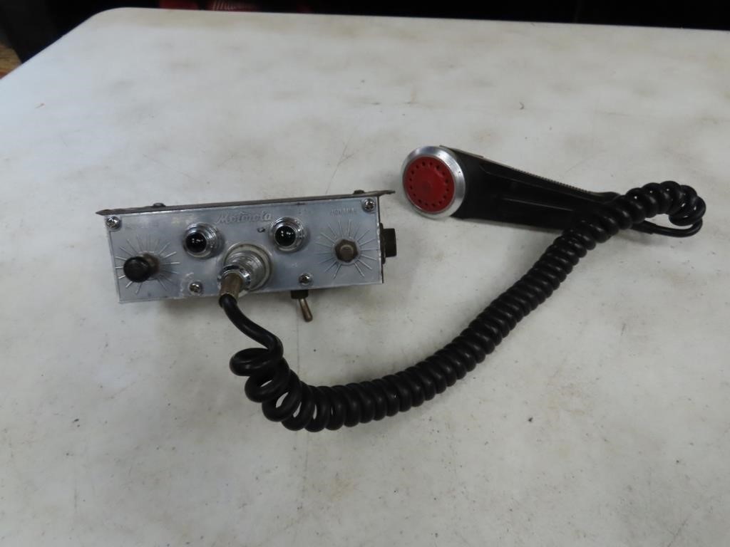 Old Motorola siren control & handset.