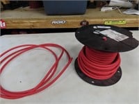 Red battery cable.
