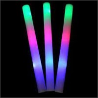 $200  250 Pieces LED Light Up Foam Sticks Set Flas