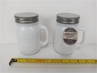 2 -- 16 oz Mason Jar Mugs