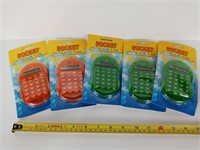 5 Pocket Calculators