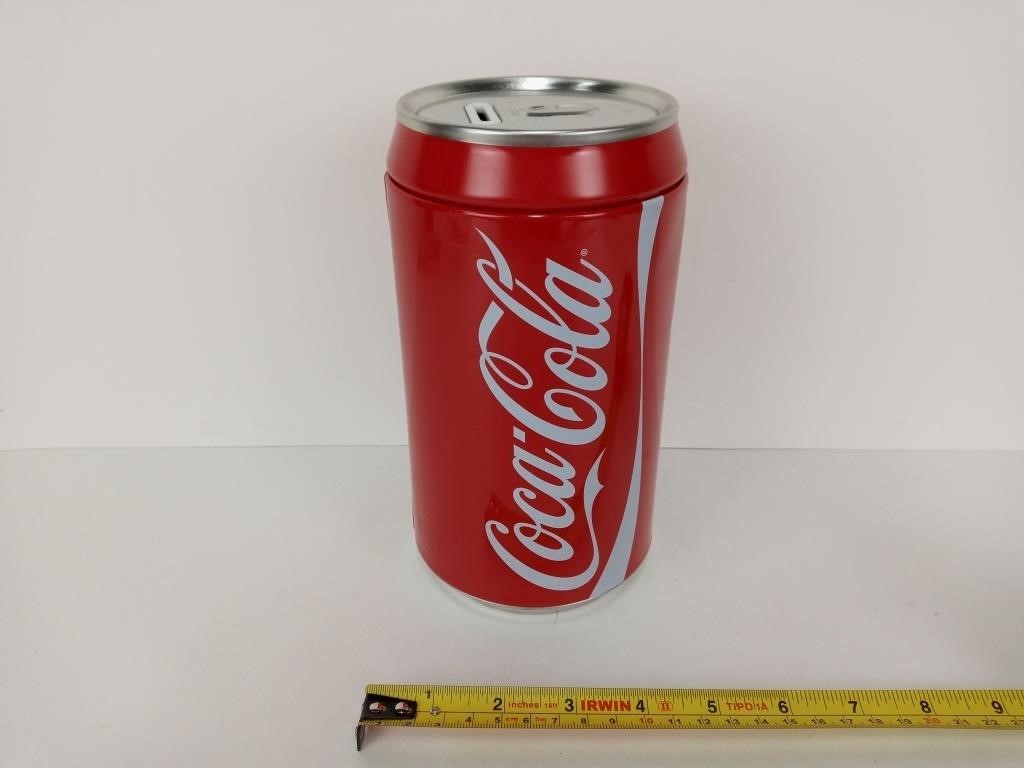 Coca Cola Tin Bank