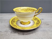 Shelley Yellow/Gold Tea Cup