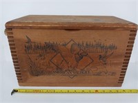 American Wildlife Wooden Crate