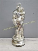 Silver Lined Glass Figurine
