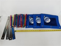 Pencils, Pencil Pouches & Metal Rulers