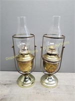 2 Marine Oil Lamps