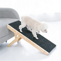 MEWANG Wooden Adjustable Pet Ramp - Folding Portab