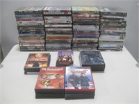 One Hundred Two Assorted Genre DVDs Untested