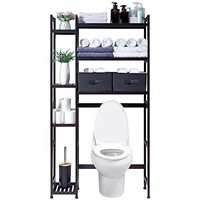 Homde Over The Toilet Storage with Basket and Draw