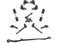 Ball Joint Sway Bar Link Tie Rod End Kit - 12 Piec