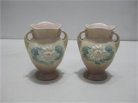 Two 5.5" Vtg USA Hull Art Vases