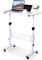 $70  KLSMYHOKI Adjustable Standing Desk  White