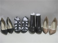 Four Pair Women's Heels & Boots See Info
