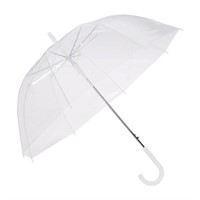 Amazon Basics Clear Bubble Umbrella, Round, 34.5 i